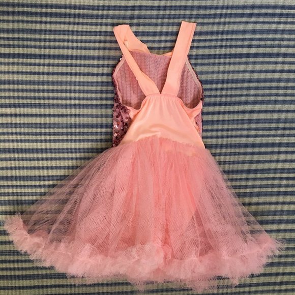 VTG 1960s handmade pink tutu costume sz 5-6 - Picture 4 of 4